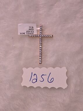 Rose Gold Moissanite Cross Pendant